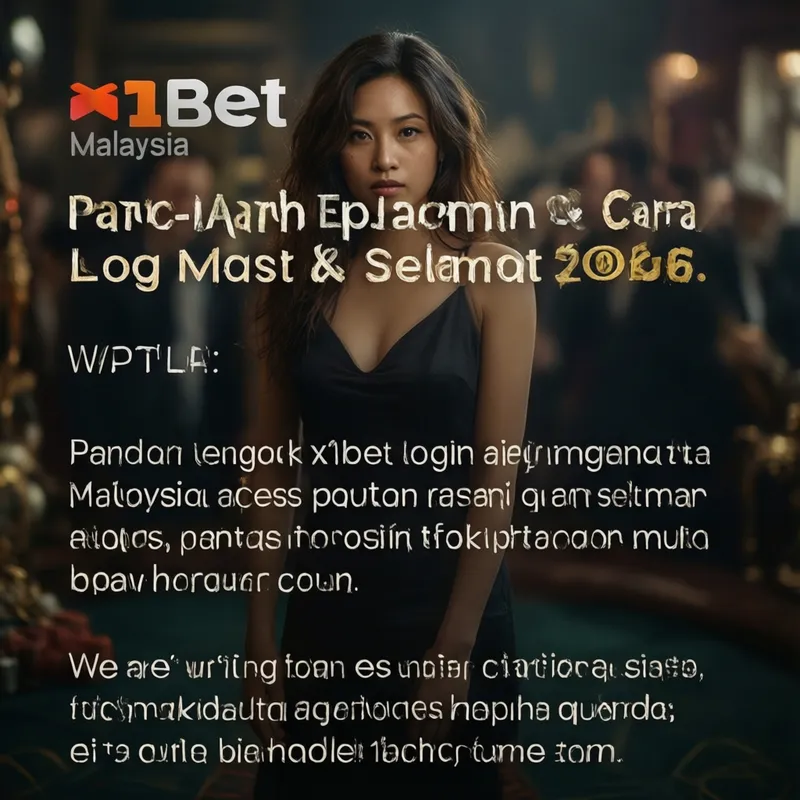 x1bet Login Malaysia